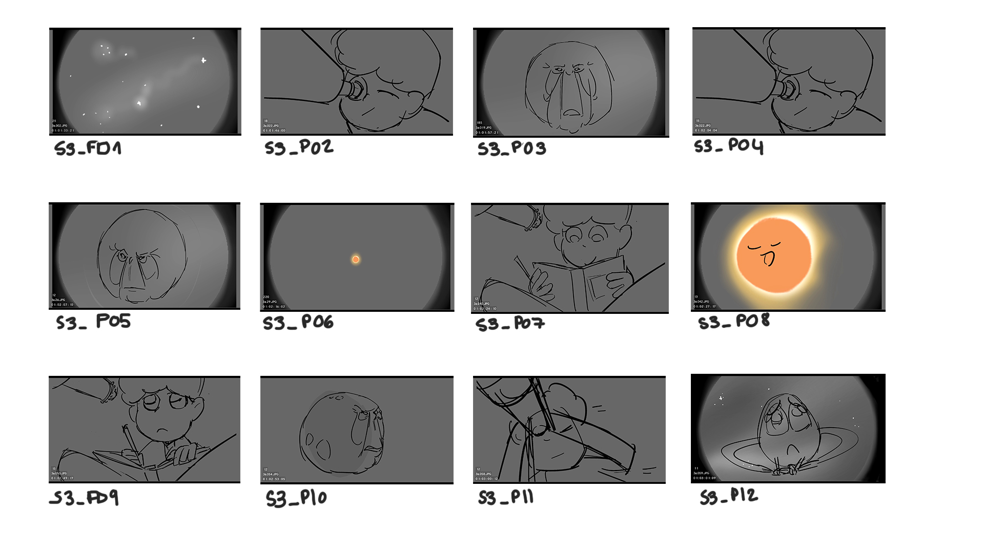 Des Astres - story board 2